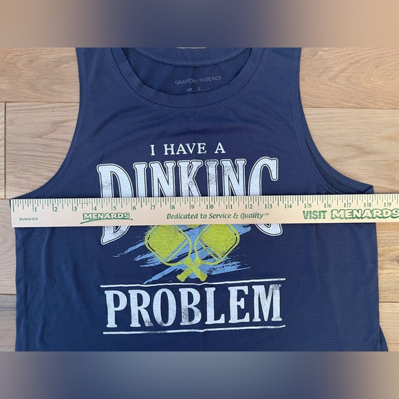 Pickleball graphic tank Grayson/Threads size L - Picture 3 of 3